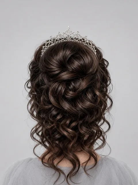 Recogido con Tiara — Peinado en Ester Beauty, Plottier